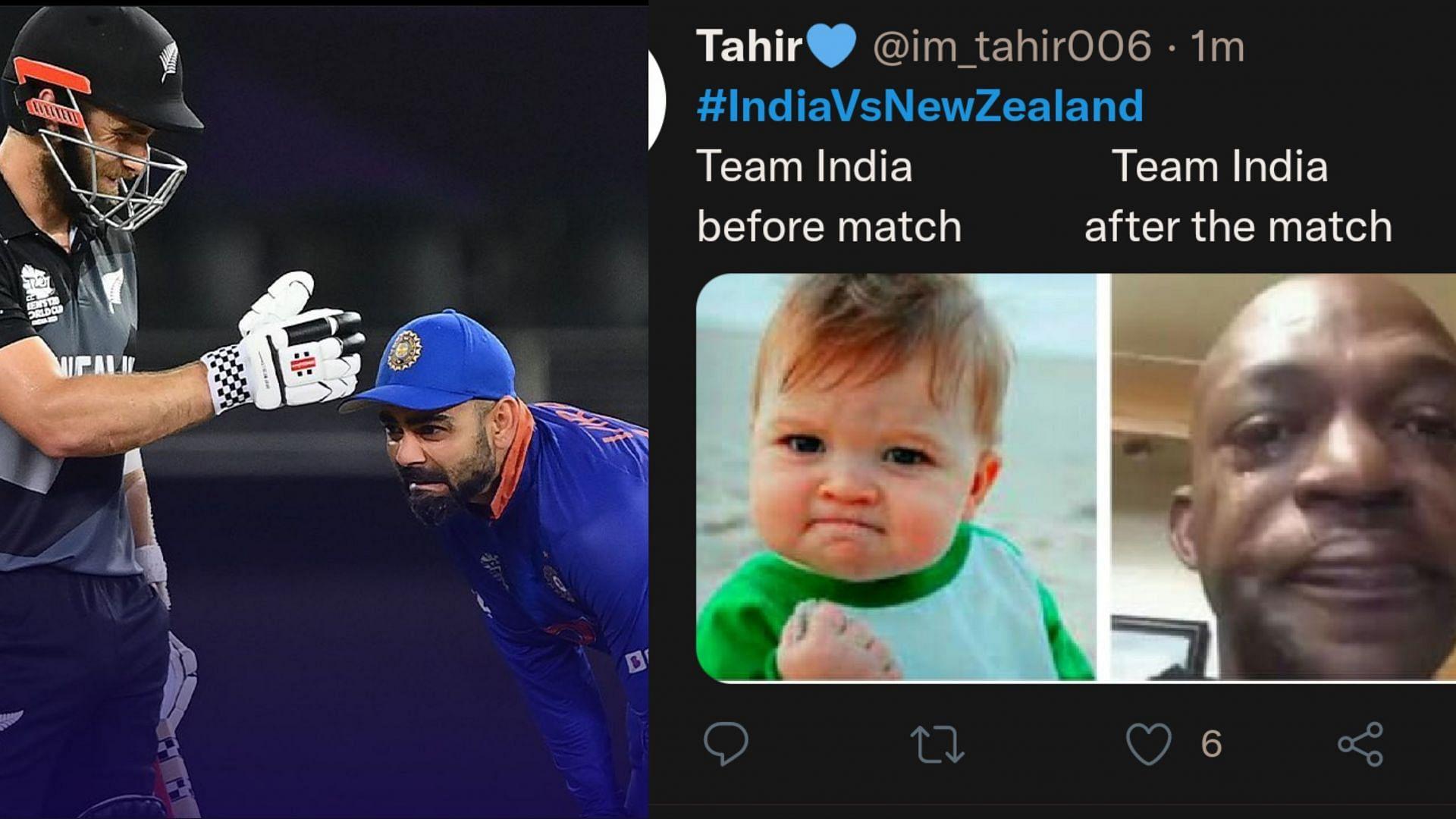 India vs New Zealand meme