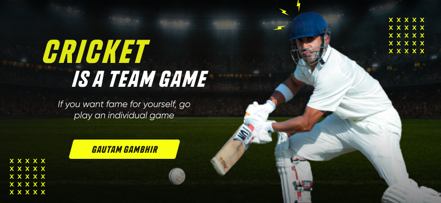 Gautam Gambhir cricket quote