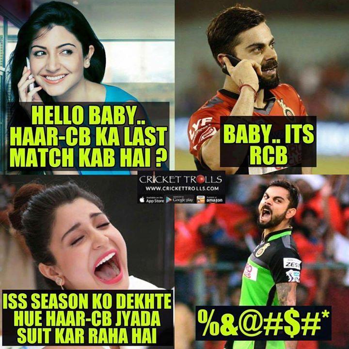 Hilarious IPL jokes. RCB