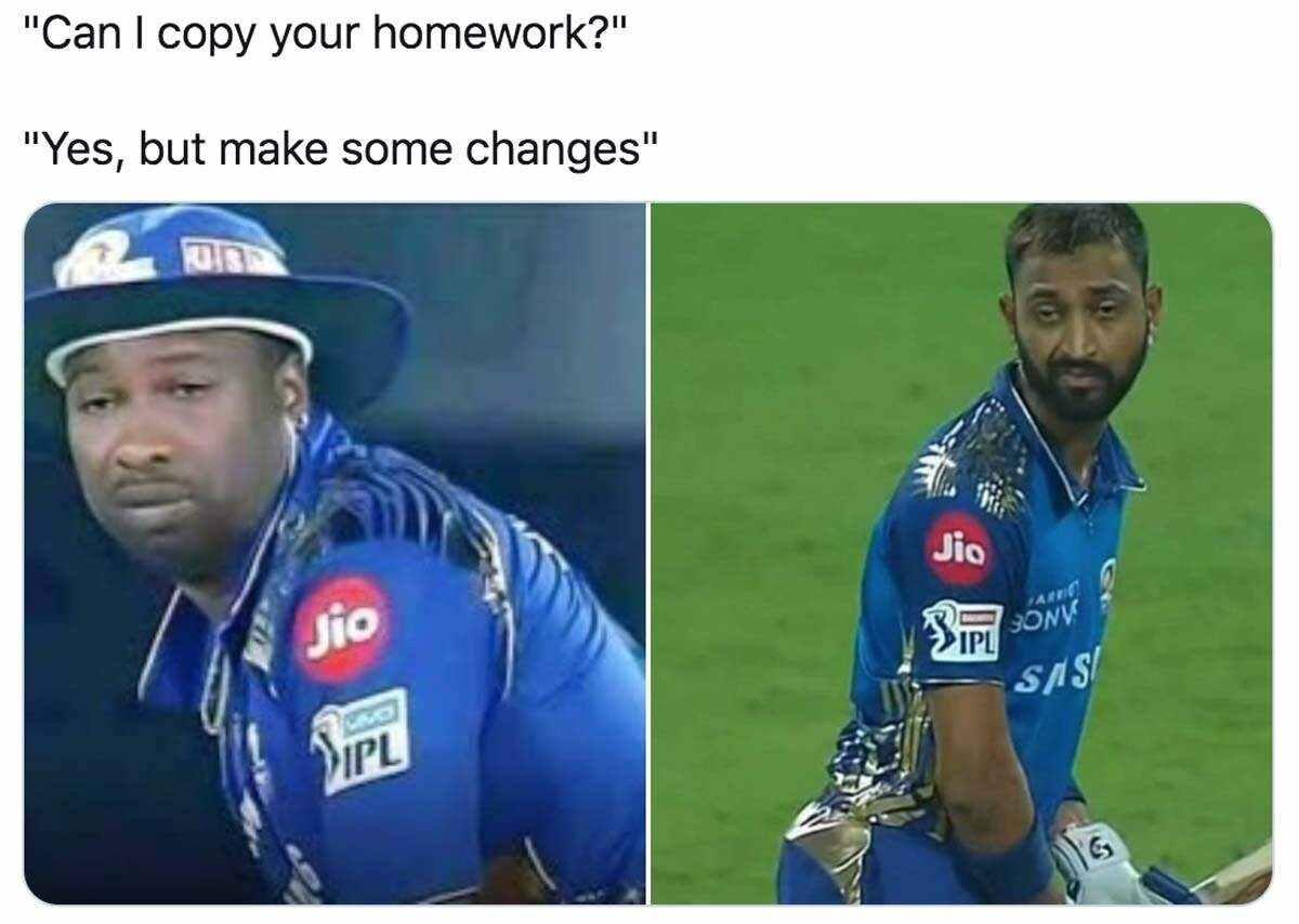 MI vs RR in IPL joke