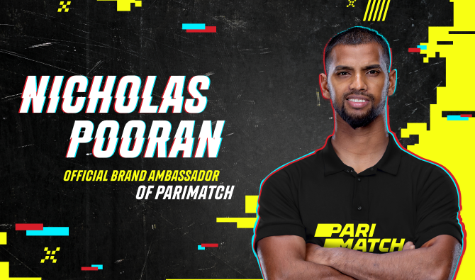 Parimatch unveils striker Nicholas Pooran as the new Brand Ambassador